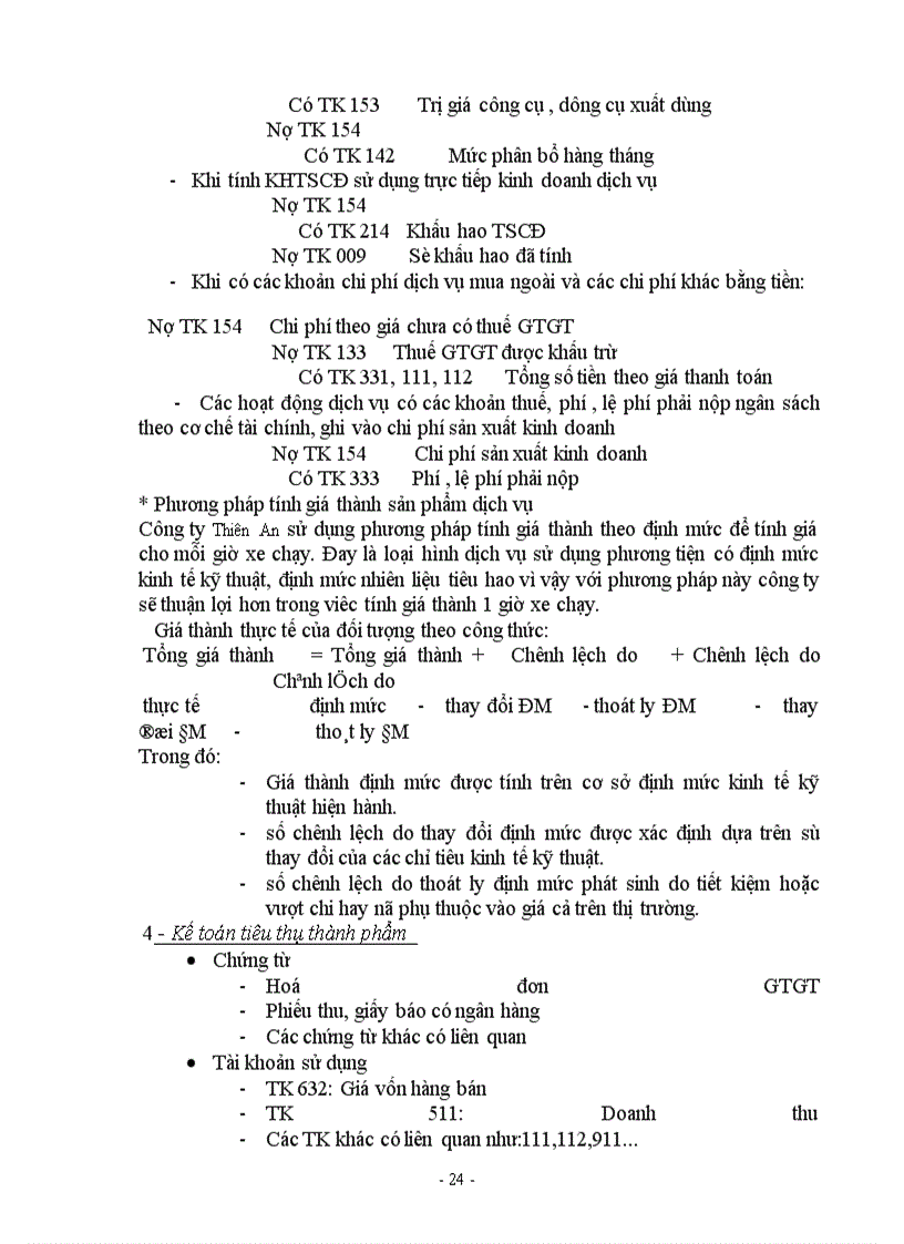 image for page Tình hình thực hiện hạch toán các nghiệp vụ kế toán về công ty TNHH Thiên An