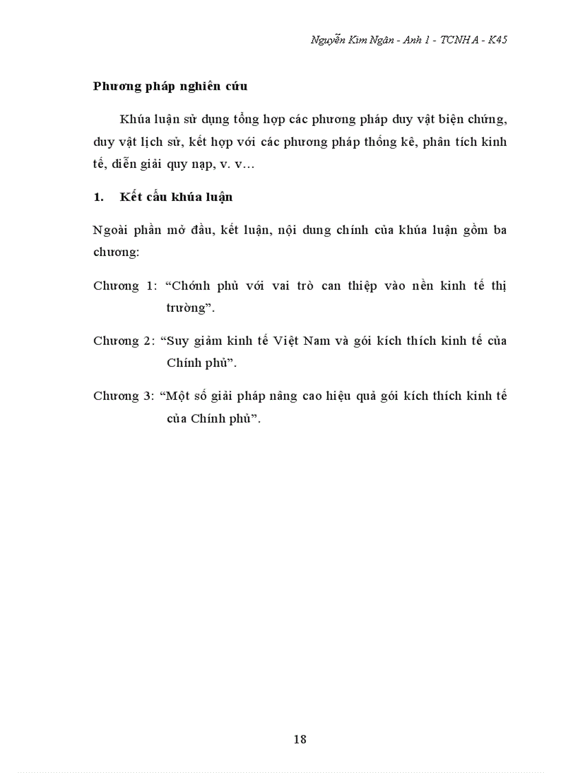 image for page Tác động của gói kích thích kinh tế đối với nền kinh tế Việt Nam trong thời kỳ suy giảm