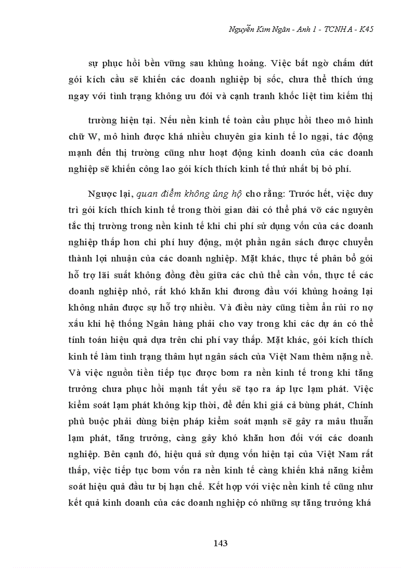 image for page Tác động của gói kích thích kinh tế đối với nền kinh tế Việt Nam trong thời kỳ suy giảm