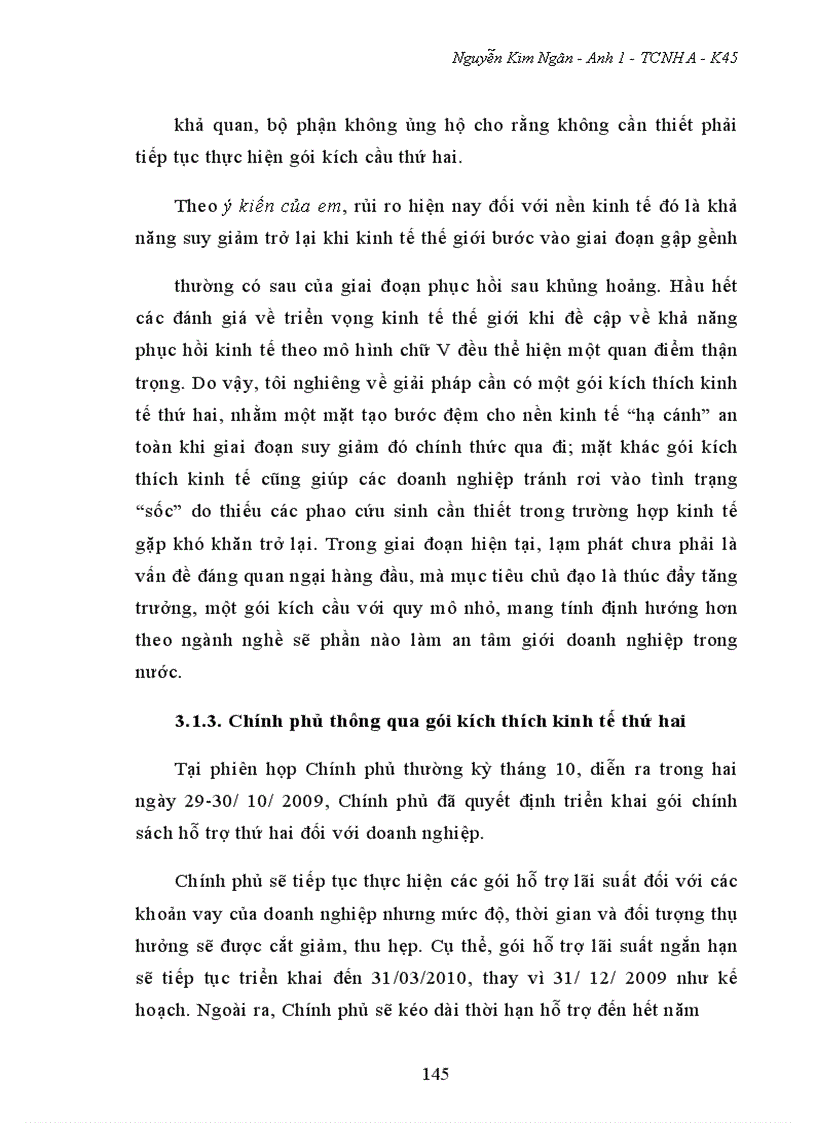 image for page Tác động của gói kích thích kinh tế đối với nền kinh tế Việt Nam trong thời kỳ suy giảm
