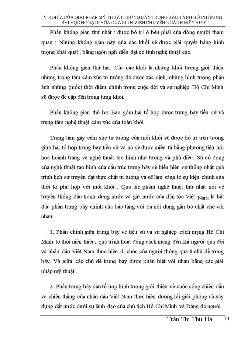 image for page .ý nghĩa của giải pháp mỹ thuật trưng bày trong bảo tàng Hồ Chí Minh – bài học ngoại khoá của sinh viên chuyên ngành mỹ thuật