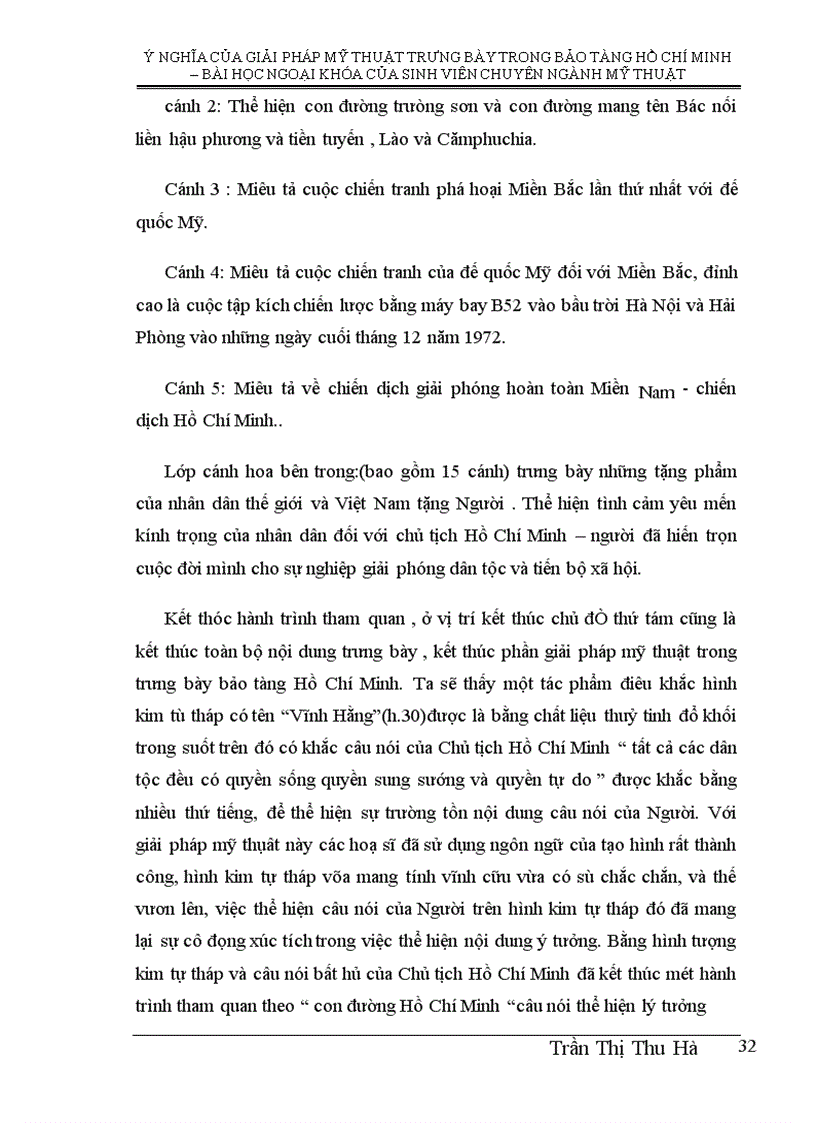 image for page .ý nghĩa của giải pháp mỹ thuật trưng bày trong bảo tàng Hồ Chí Minh – bài học ngoại khoá của sinh viên chuyên ngành mỹ thuật
