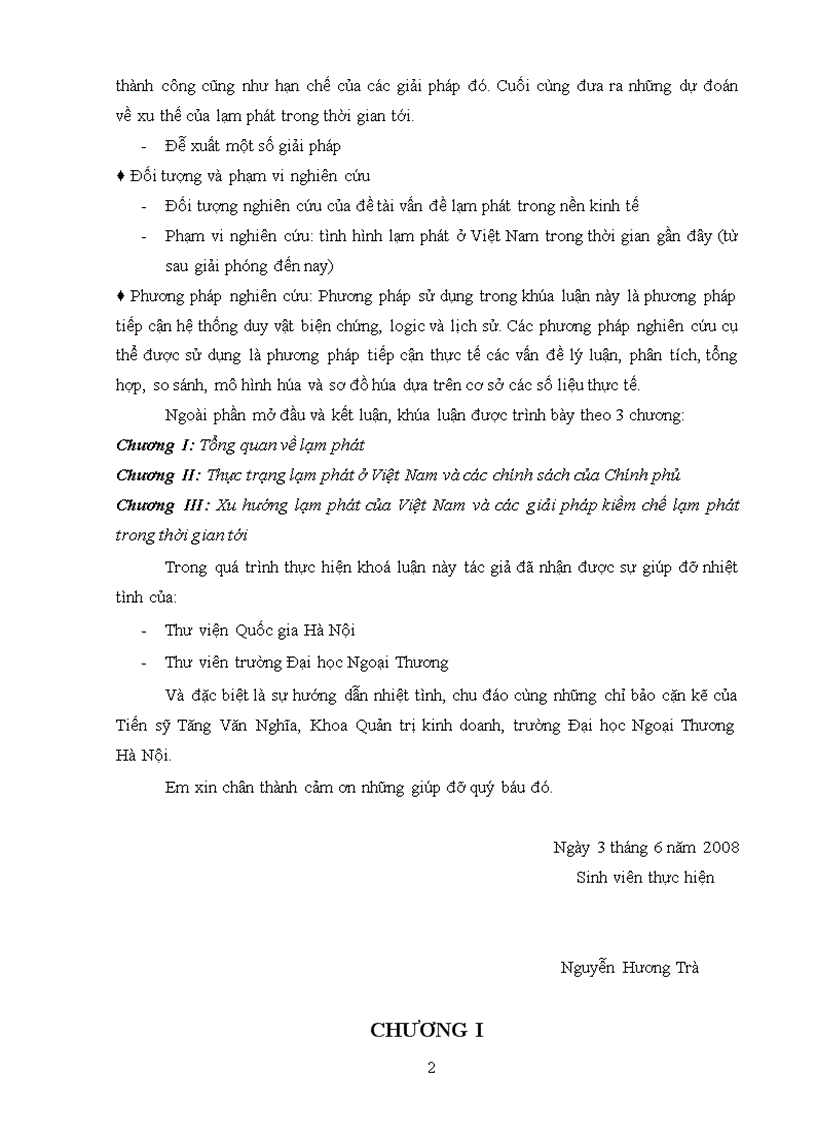 image for page Tình hình lạm phát ở Việt Nam trong thời gian qua – Dự báo trong thời gian tới và đề xuất một số giải pháp