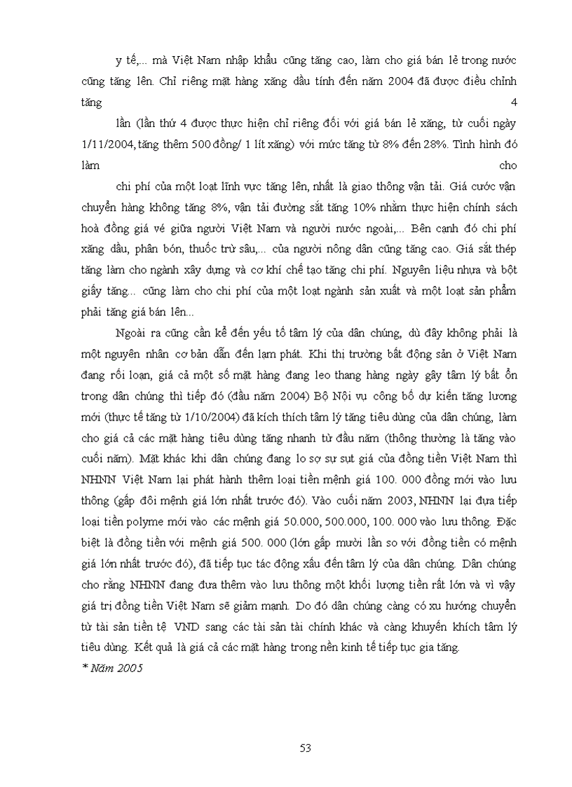 image for page Tình hình lạm phát ở Việt Nam trong thời gian qua – Dự báo trong thời gian tới và đề xuất một số giải pháp