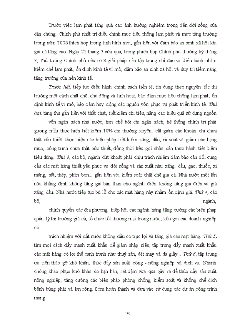image for page Tình hình lạm phát ở Việt Nam trong thời gian qua – Dự báo trong thời gian tới và đề xuất một số giải pháp