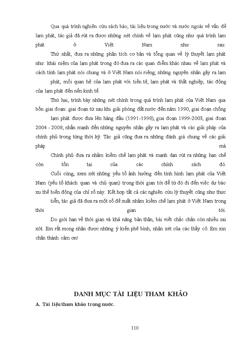image for page Tình hình lạm phát ở Việt Nam trong thời gian qua – Dự báo trong thời gian tới và đề xuất một số giải pháp