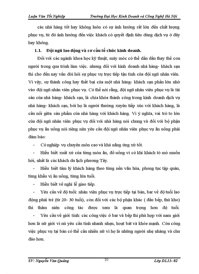 image for page Thực trạng và các giải pháp chủ yếu nhằm nâng cao hiệu quả kinh doanh dịch vụ ăn uống của nhà hàng Le Marrakech