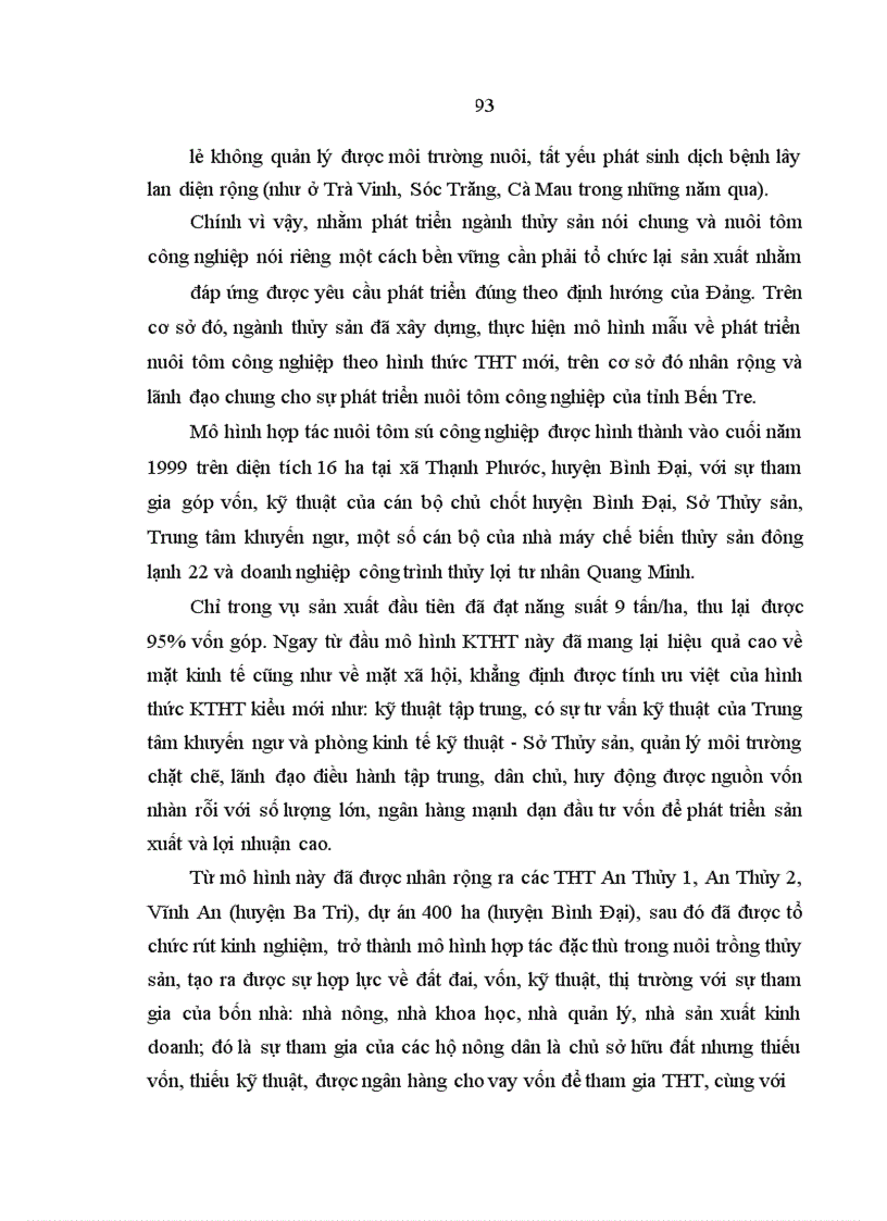 image for page Kinh tế tập thể trong ngành thủy sản tỉnh Bến Tre: Thực trạng và giải pháp