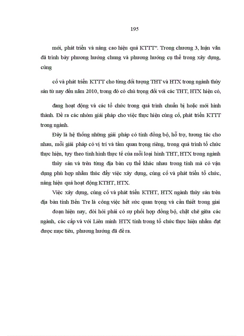 image for page Kinh tế tập thể trong ngành thủy sản tỉnh Bến Tre: Thực trạng và giải pháp