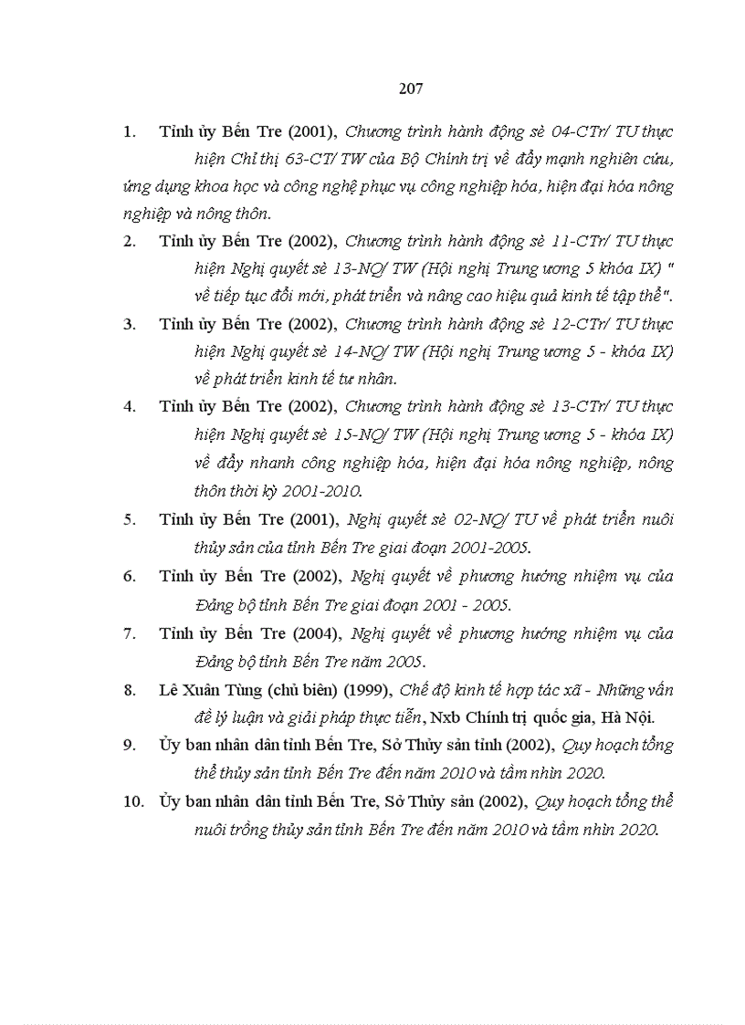 image for page Kinh tế tập thể trong ngành thủy sản tỉnh Bến Tre: Thực trạng và giải pháp