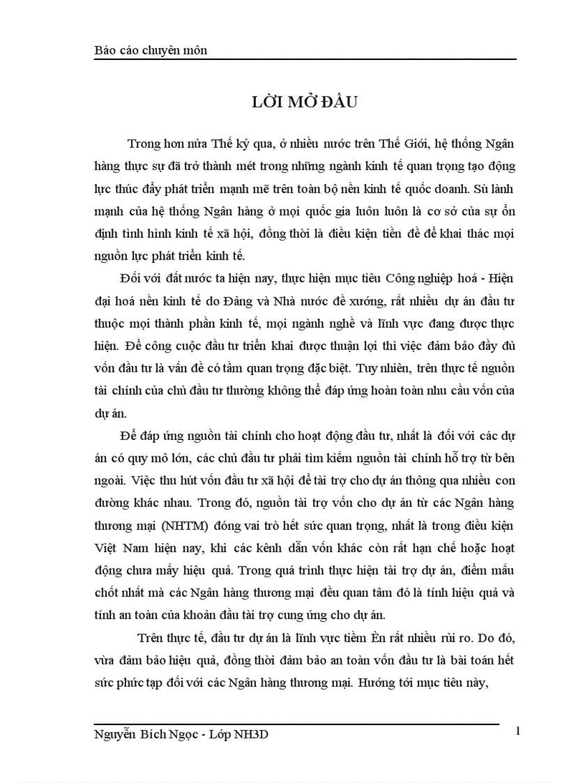 image for page Hình thức tài trợ dự án đầu tư thông qua hình thức tín dụng trung và dài hạn của Ngân hàng thương mại