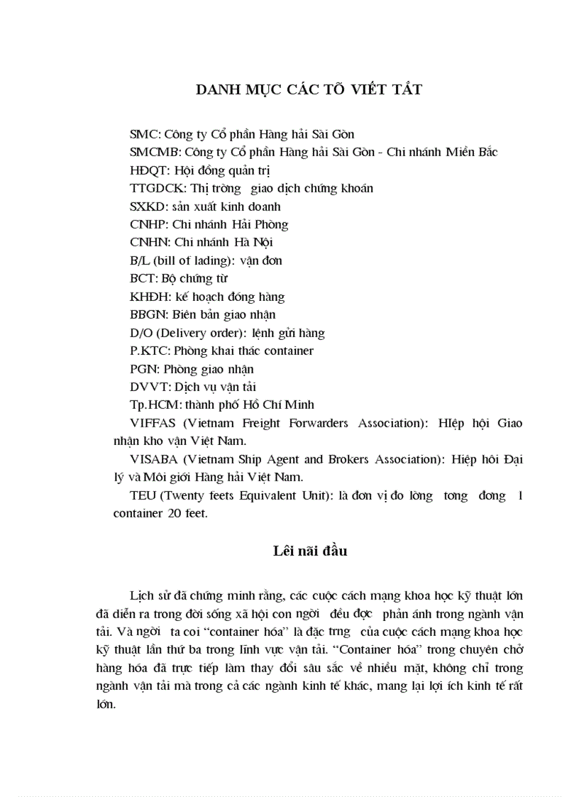 image for page Giải pháp nâng cao năng lực khai thác container của chi nhánh Miền Bắc