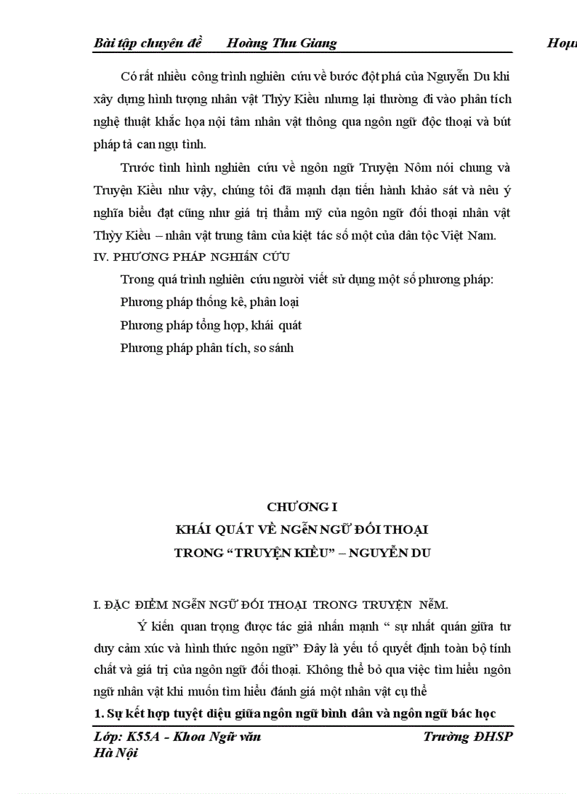 image for page Khảo sát ngôn ngữ đối thoại của nhân vật Thúy Kiều