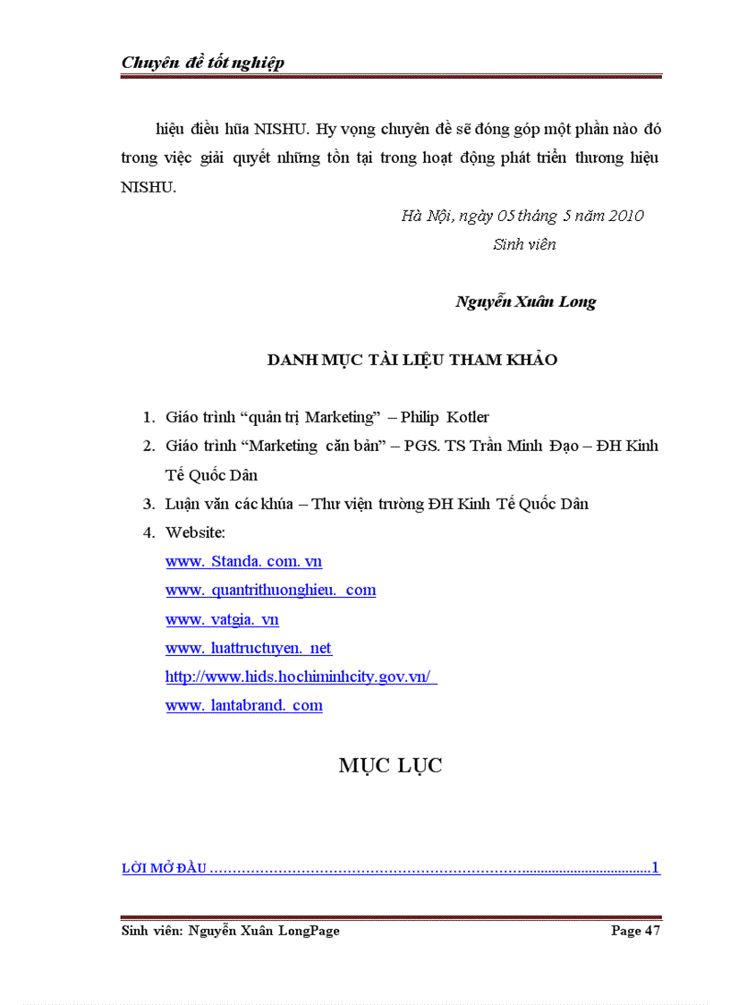 image for page Một số giải pháp xây dựng và phát triển thương hiệu điều hòa NISHU tại công ty cổ phần Tiêu Chuẩn Việt