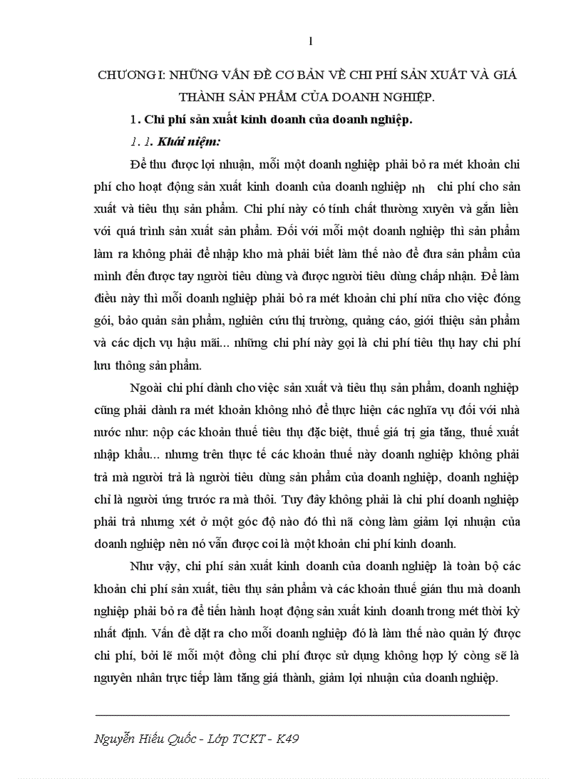 image for page Những vấn đề cơ bản về chi phí sản xuất và giá thành sản phẩm của doanh nghiệp