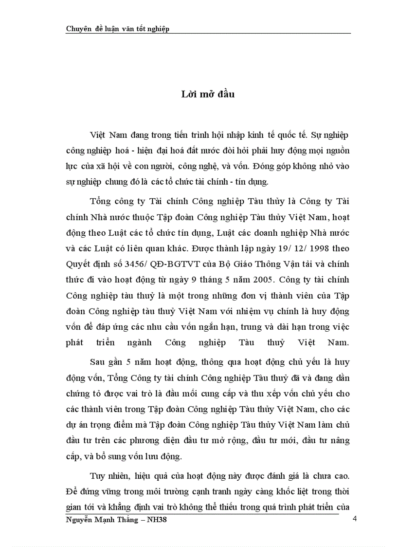 image for page Nâng cao hiệu quả huy động vốn tại Tổng công ty Tài chính Công nghiệp Tàu thuỷ