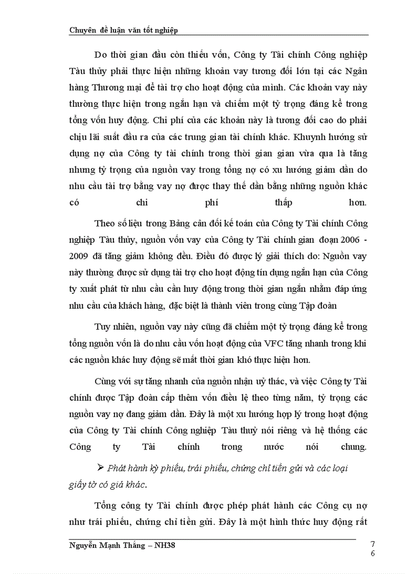 image for page Nâng cao hiệu quả huy động vốn tại Tổng công ty Tài chính Công nghiệp Tàu thuỷ