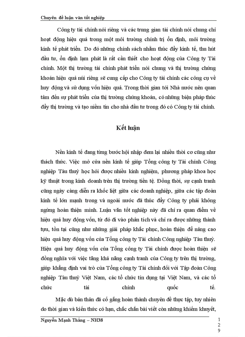 image for page Nâng cao hiệu quả huy động vốn tại Tổng công ty Tài chính Công nghiệp Tàu thuỷ