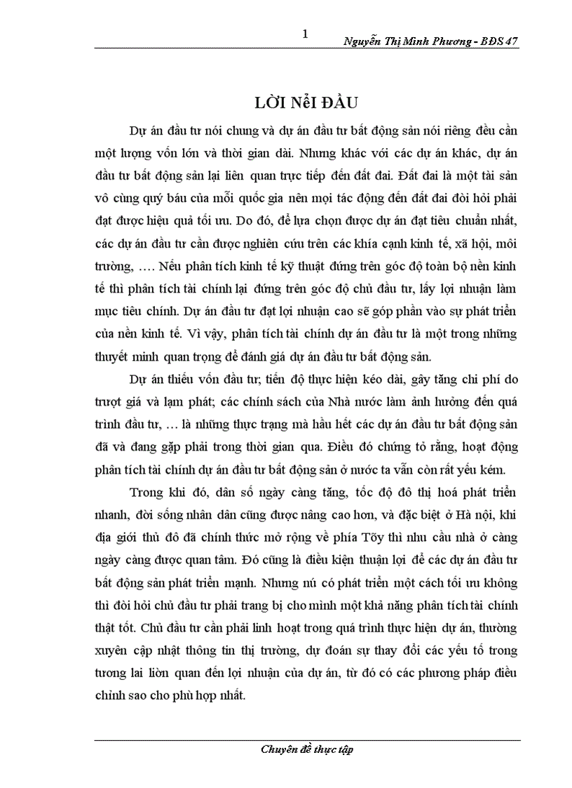 image for page Phân tích tài chính dự án đầu tư