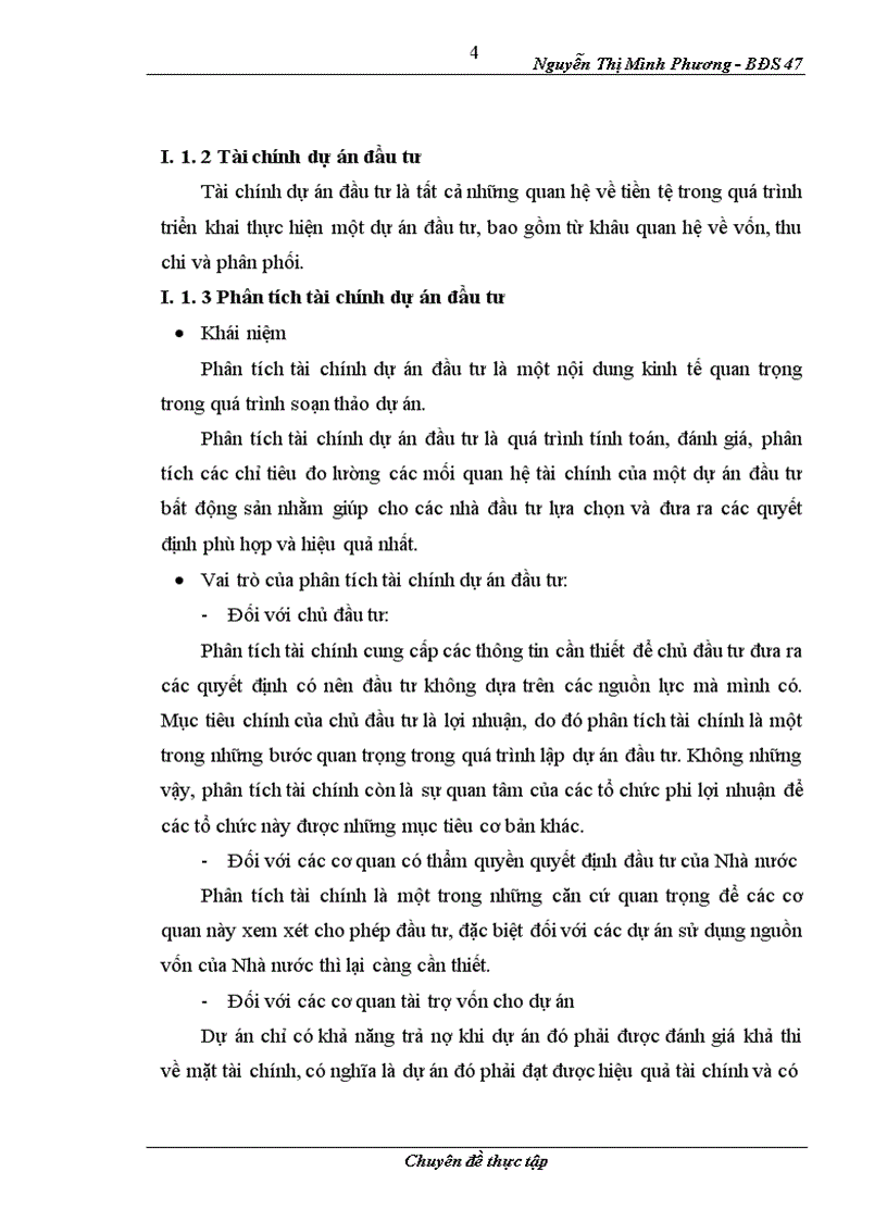 image for page Phân tích tài chính dự án đầu tư