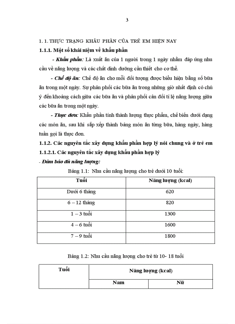 image for page Thực trạng khẩu phần ở trẻ em và kiến thức về dinh dưỡng của các cô giáo trường mầm non đại mỗ b huyện từ liêm hà nội - năm 2010