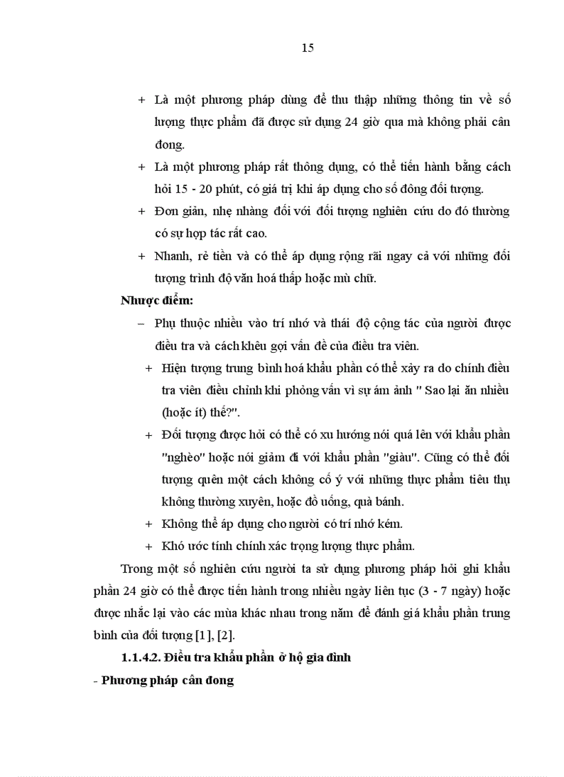 image for page Thực trạng khẩu phần ở trẻ em và kiến thức về dinh dưỡng của các cô giáo trường mầm non đại mỗ b huyện từ liêm hà nội - năm 2010