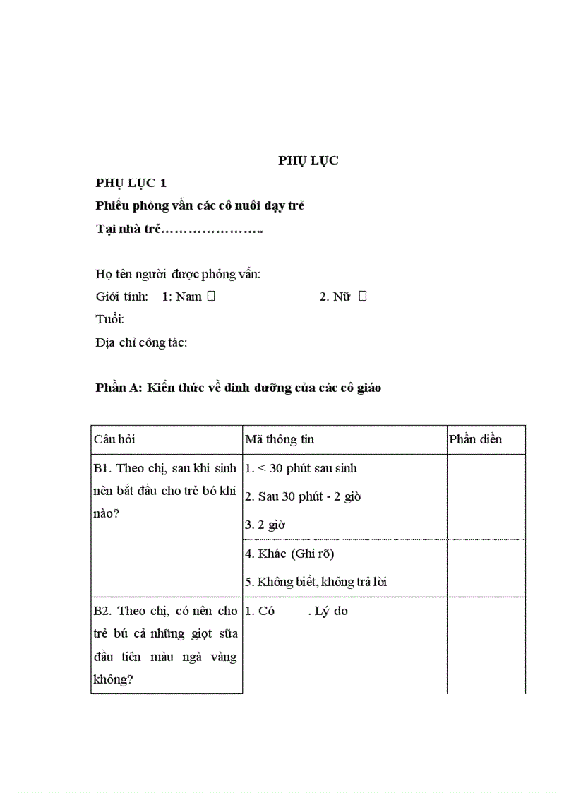 image for page Thực trạng khẩu phần ở trẻ em và kiến thức về dinh dưỡng của các cô giáo trường mầm non đại mỗ b huyện từ liêm hà nội - năm 2010