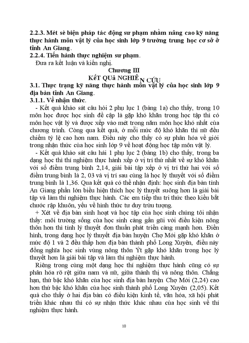 image for page Nghiên cứu kỹ năng thực hành môn vật lý của học sinh lớp 9 trường trung học cơ sở ở tỉnh An Giang