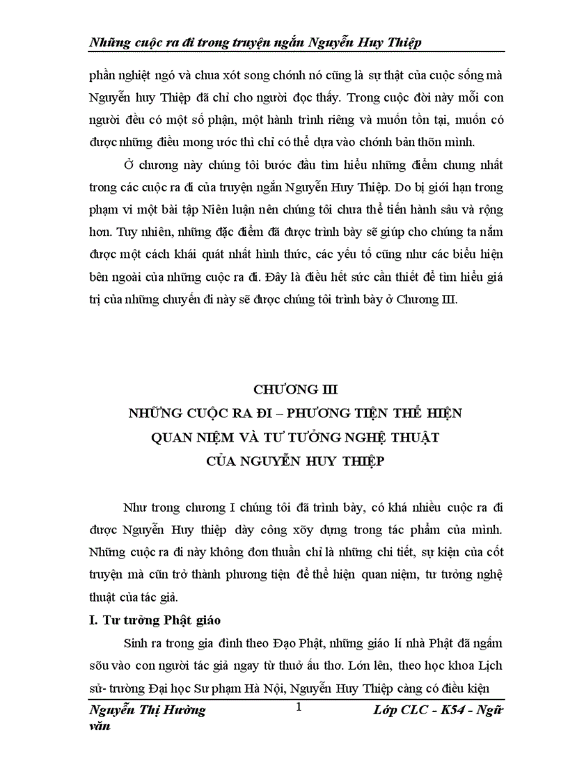 image for page Những cuộc ra đi trong truyện ngắn Nguyễn Huy Thiệp