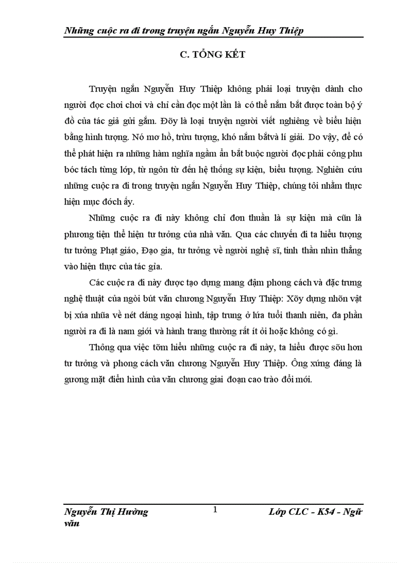 image for page Những cuộc ra đi trong truyện ngắn Nguyễn Huy Thiệp