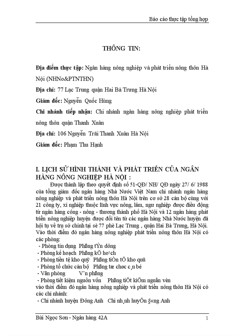 image for page Hoạt động của chi nhánh NHNo&PTNT quân Thanh Xuân trong những năm gần đây