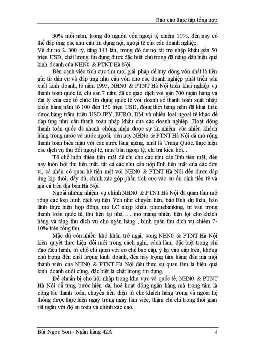 image for page Hoạt động của chi nhánh NHNo&PTNT quân Thanh Xuân trong những năm gần đây