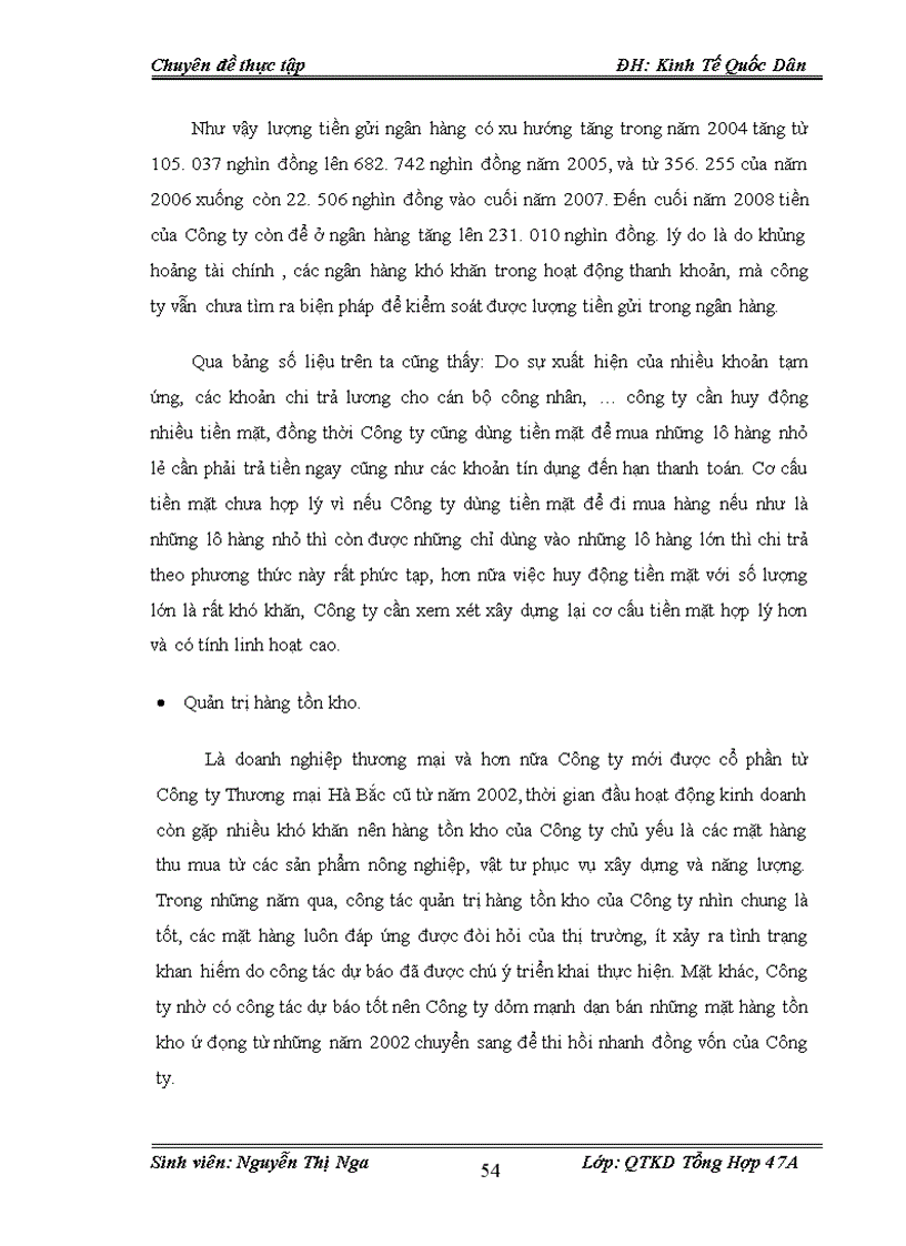 image for page Một số giải pháp nâng cao hiệu quả sử dụng vốn tại Công ty Cổ phần Thương mại và Du lịch Bắc Ninh
