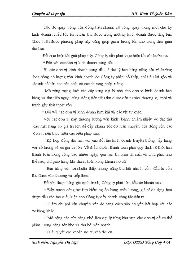 image for page Một số giải pháp nâng cao hiệu quả sử dụng vốn tại Công ty Cổ phần Thương mại và Du lịch Bắc Ninh