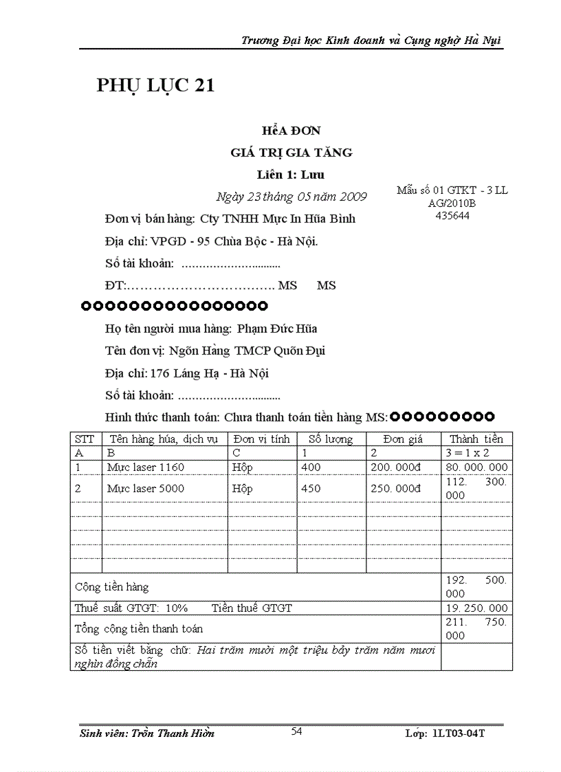 image for page Thực trạng công tác kế toán tại công ty tnhh mực in hòa bình