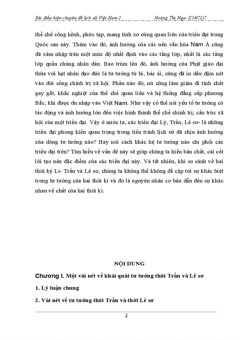 image for page Một vài nét khái quát về tư tưởng thời Trần và Lê sơ