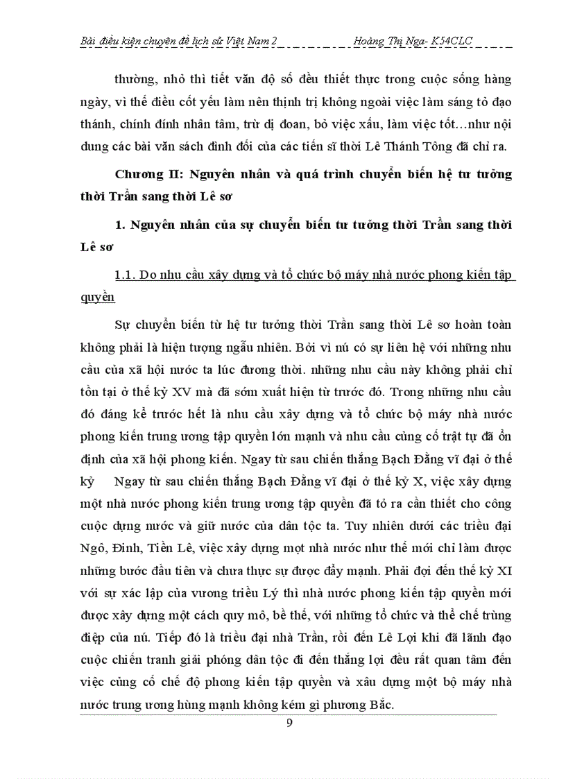 image for page Một vài nét khái quát về tư tưởng thời Trần và Lê sơ