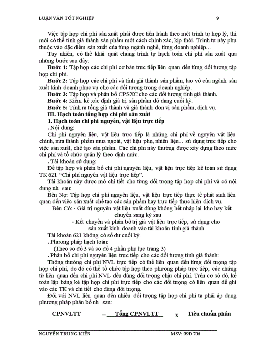 image for page Thực trạng công tác hạch toán chi phí và tính giáthành sản phẩm ở nhà xuất bản nông nghiệp