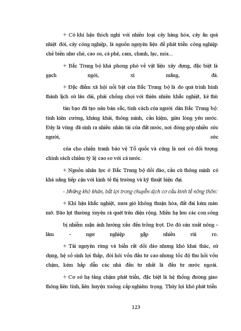 image for page Thực trạng chuyển dịch cơ cấu kinh tế nông thôn Bắc Trung Bộ trong những năm qua