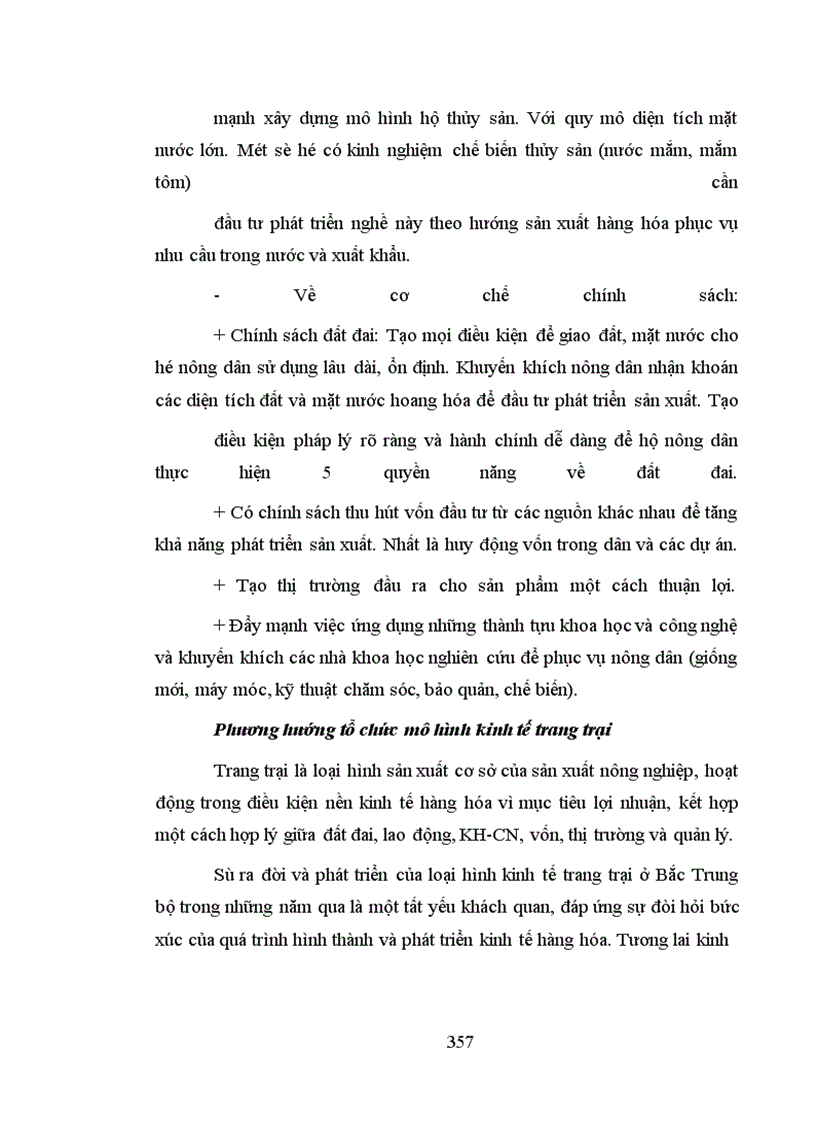 image for page Thực trạng chuyển dịch cơ cấu kinh tế nông thôn Bắc Trung Bộ trong những năm qua