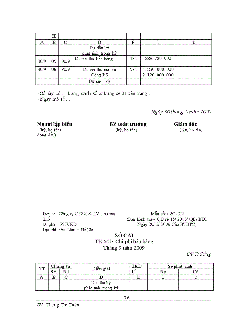 image for page Kế toán bán hàng và xác định kết quả kinh doanh tại Công ty coor phaanf và thương mại Phương Thế