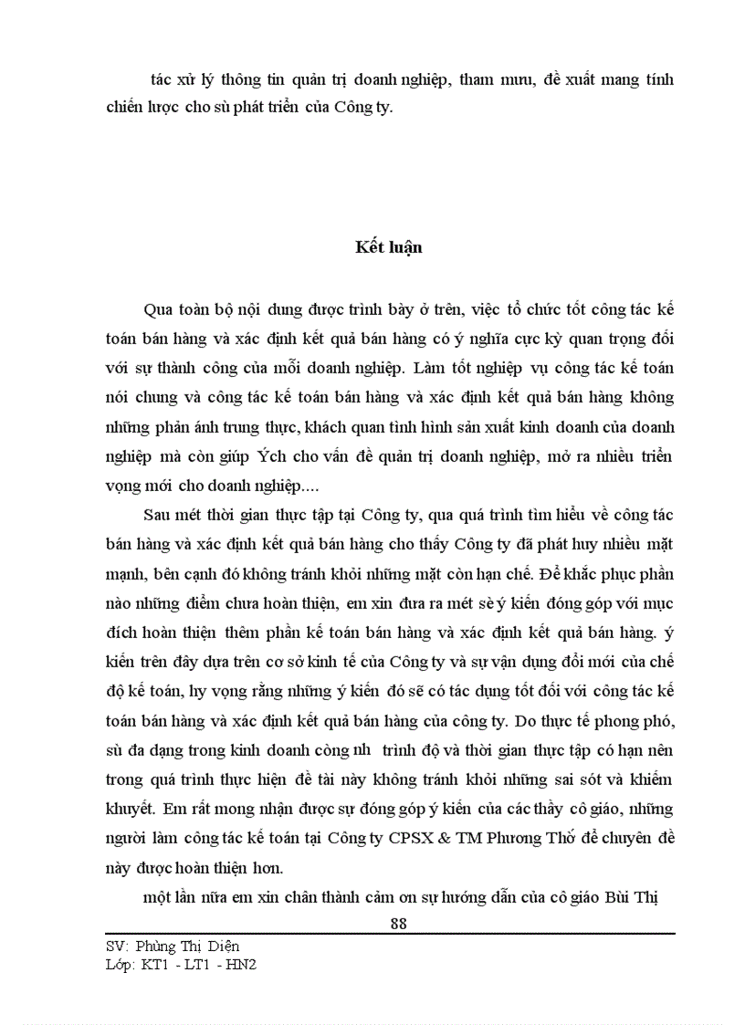 image for page Kế toán bán hàng và xác định kết quả kinh doanh tại Công ty coor phaanf và thương mại Phương Thế