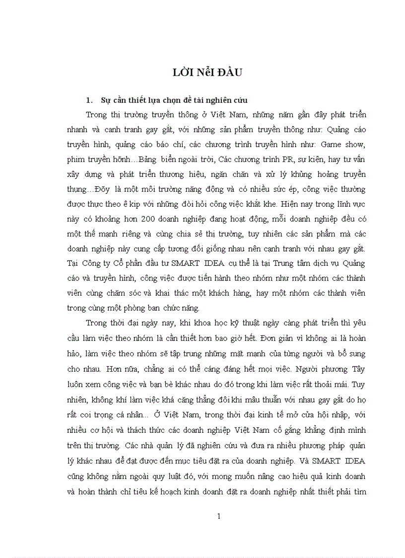 image for page Quản trị nhóm tư vấn tại Công ty Cổ phần đầu tư SMART IDEA