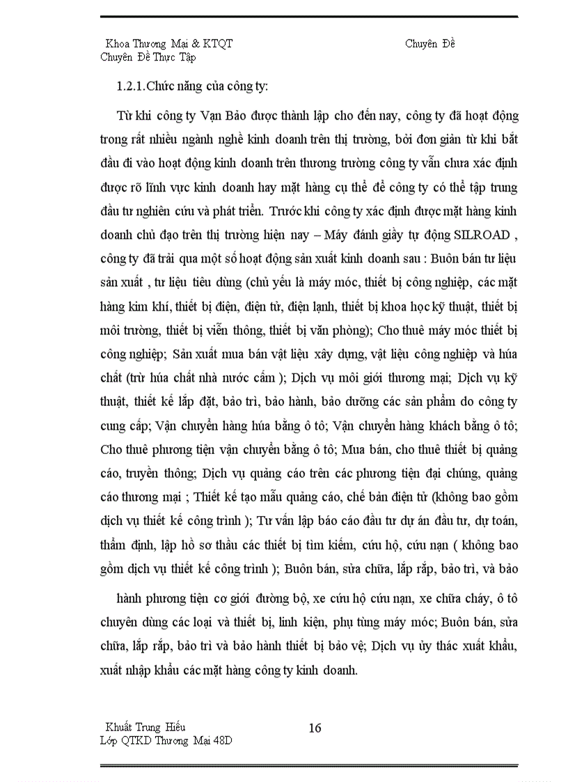 image for page Giải pháp tăng cường ứng dụng marketing mix vào hoạt động tiêu thụ sản phẩm tại công ty TNHH Công Nghiệp Vạn Bảo