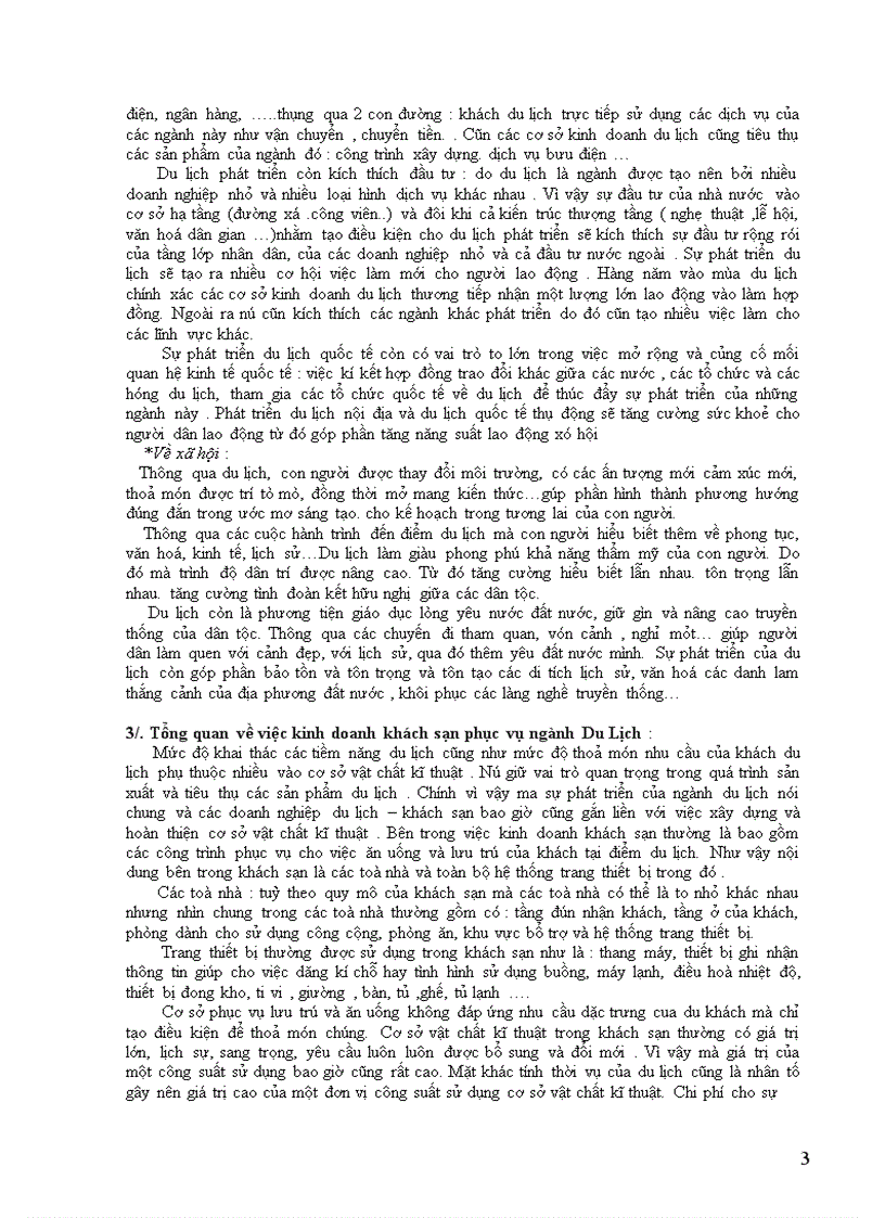 image for page Thực trạng khách sạn phục vụ Du Lịch ở Hà Nội