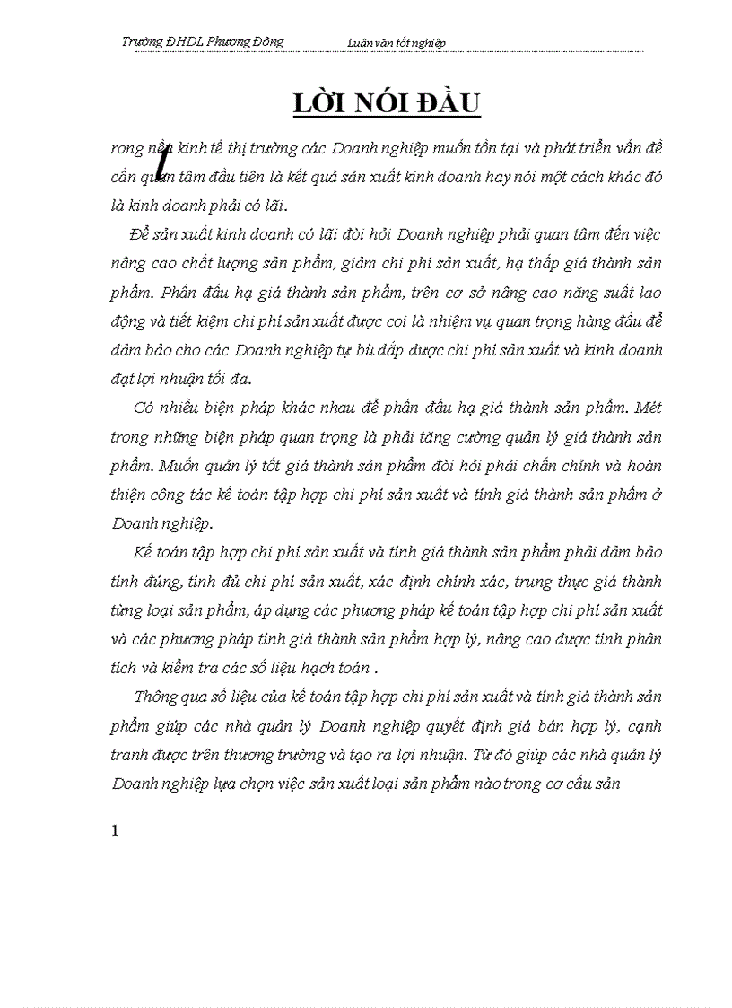 image for page Kế toán tập hợp chi phí sản xuất và tính giá thành sản phẩm ở Công ty thực phẩm xuất khẩu Hưng yên