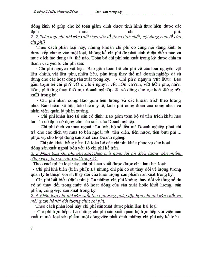image for page Kế toán tập hợp chi phí sản xuất và tính giá thành sản phẩm ở Công ty thực phẩm xuất khẩu Hưng yên