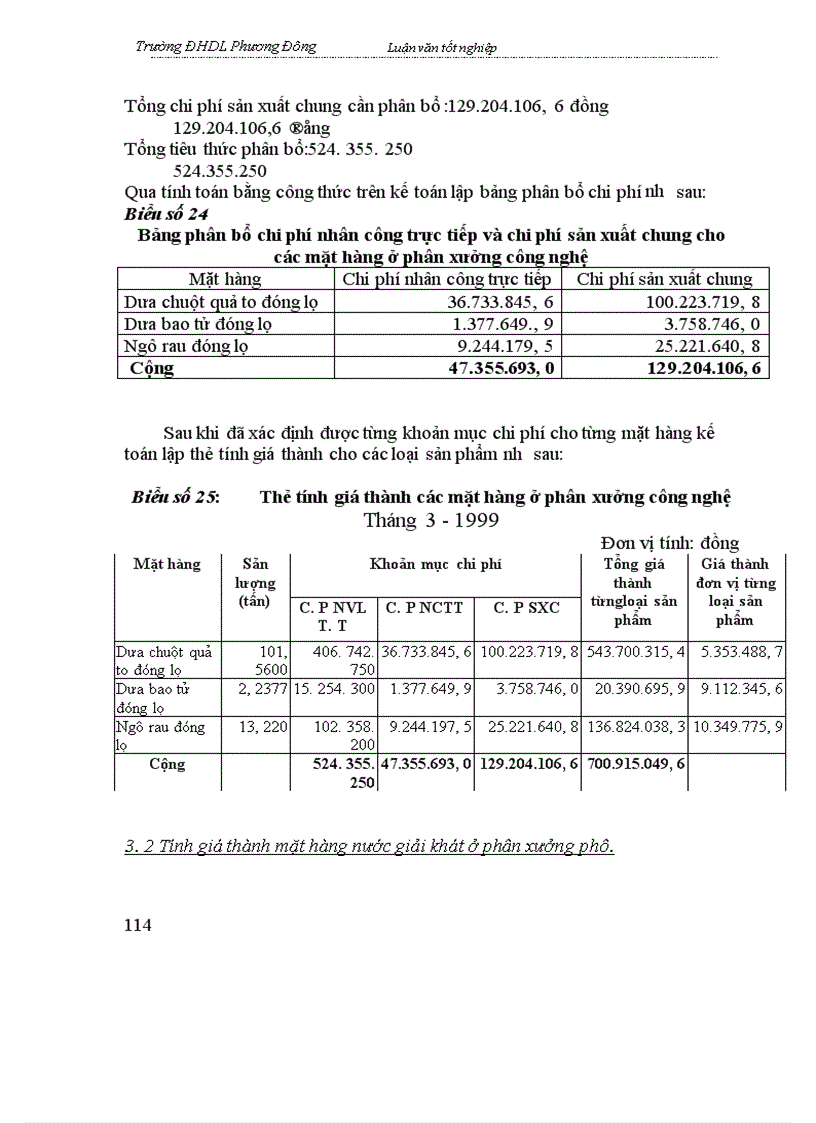 image for page Kế toán tập hợp chi phí sản xuất và tính giá thành sản phẩm ở Công ty thực phẩm xuất khẩu Hưng yên