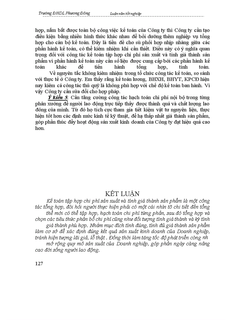 image for page Kế toán tập hợp chi phí sản xuất và tính giá thành sản phẩm ở Công ty thực phẩm xuất khẩu Hưng yên