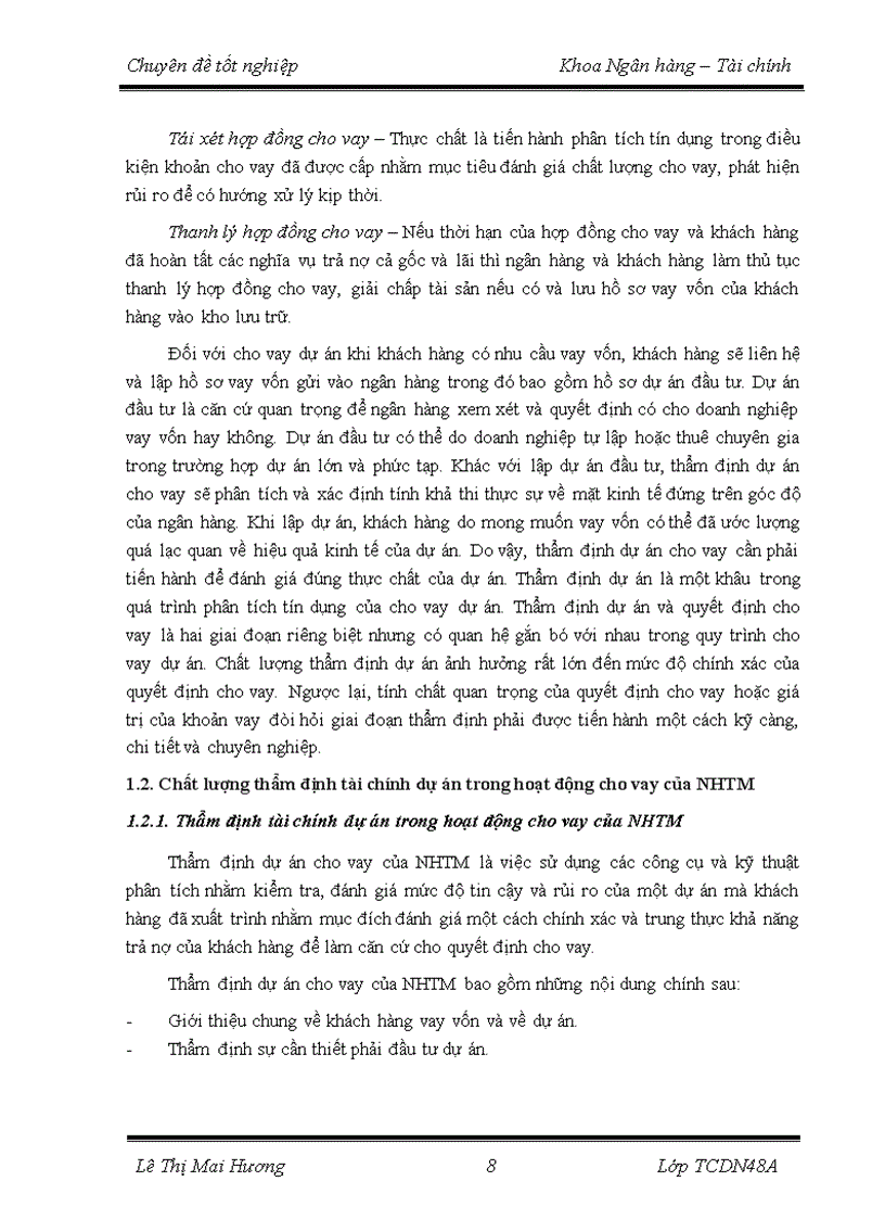 image for page Nâng cao chất lượng thẩm định tài chính dự án trong hoạt động cho vay tại Ngân hàng Đầu tư và Phát triển Việt Nam chi nhánh Ba Đình